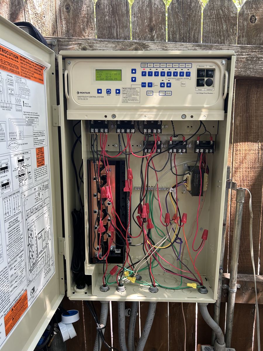 Pentair EasyTouch automation installed