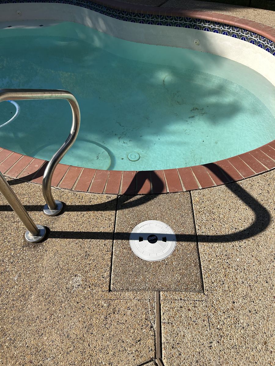 Skimmer after repair